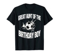 Great Aunt Birthday Soccer Ball Team T-Shirt - Graphic Print for Adults - T-Shirt, Sweatshirt, Hoodie