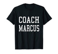 Coach Marcus Custom Football Soccer T-Shirt - Unique Graphic for Adults - T-Shirt, Sweatshirt, Hoodie