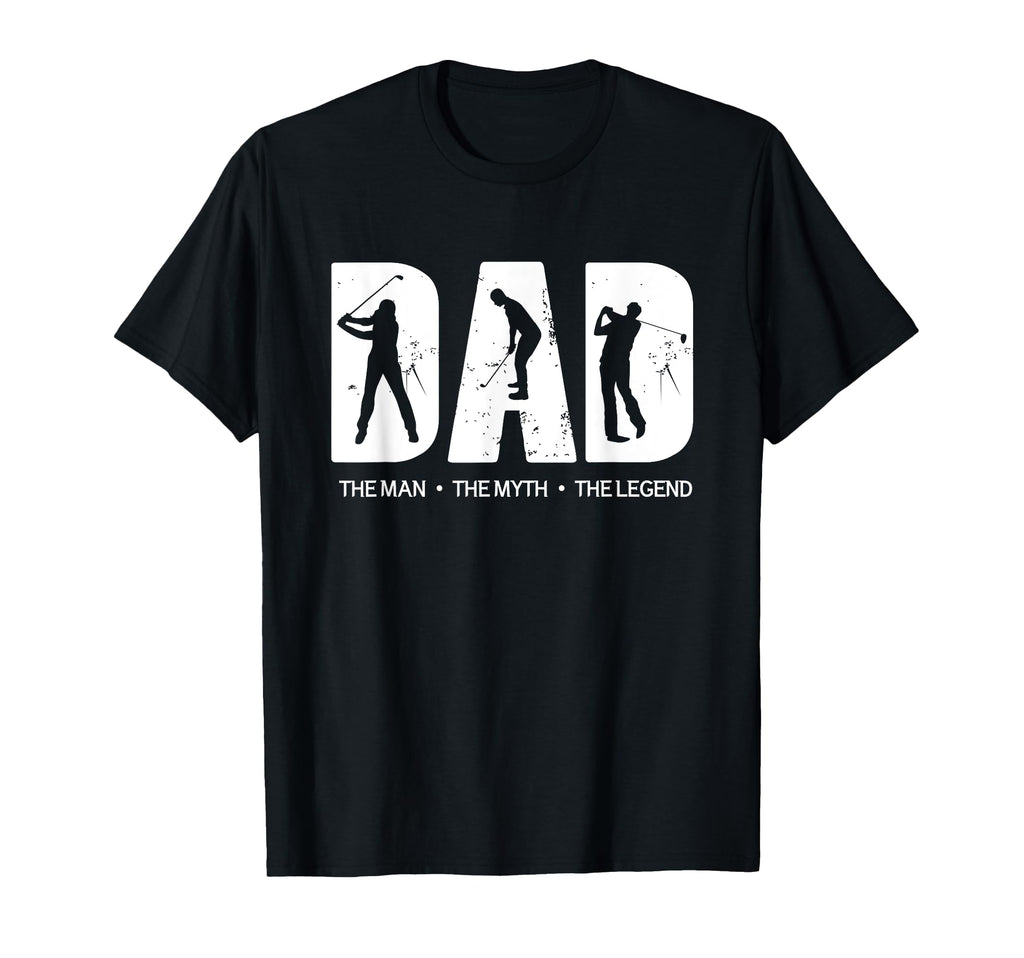 Dad Golf Myth Legend Swing Golfing T-Shirt - Aesthetic Graphic for Adults - T-Shirt, Sweatshirt, Hoodie