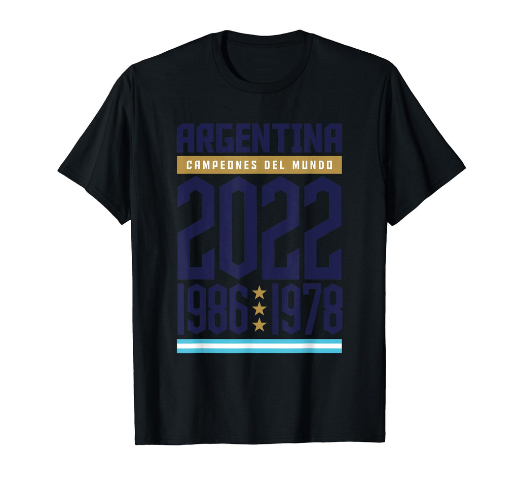 Argentina World Champion 2022 Soccer Fans T-Shirt - Unique Graphic Unisex - T-Shirt, Sweatshirt, Hoodie