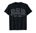 Promoted To Dad Est 2026 Lettering T-Shirt - Unique Graphic for Adults - T-Shirt, Sweatshirt, Hoodie