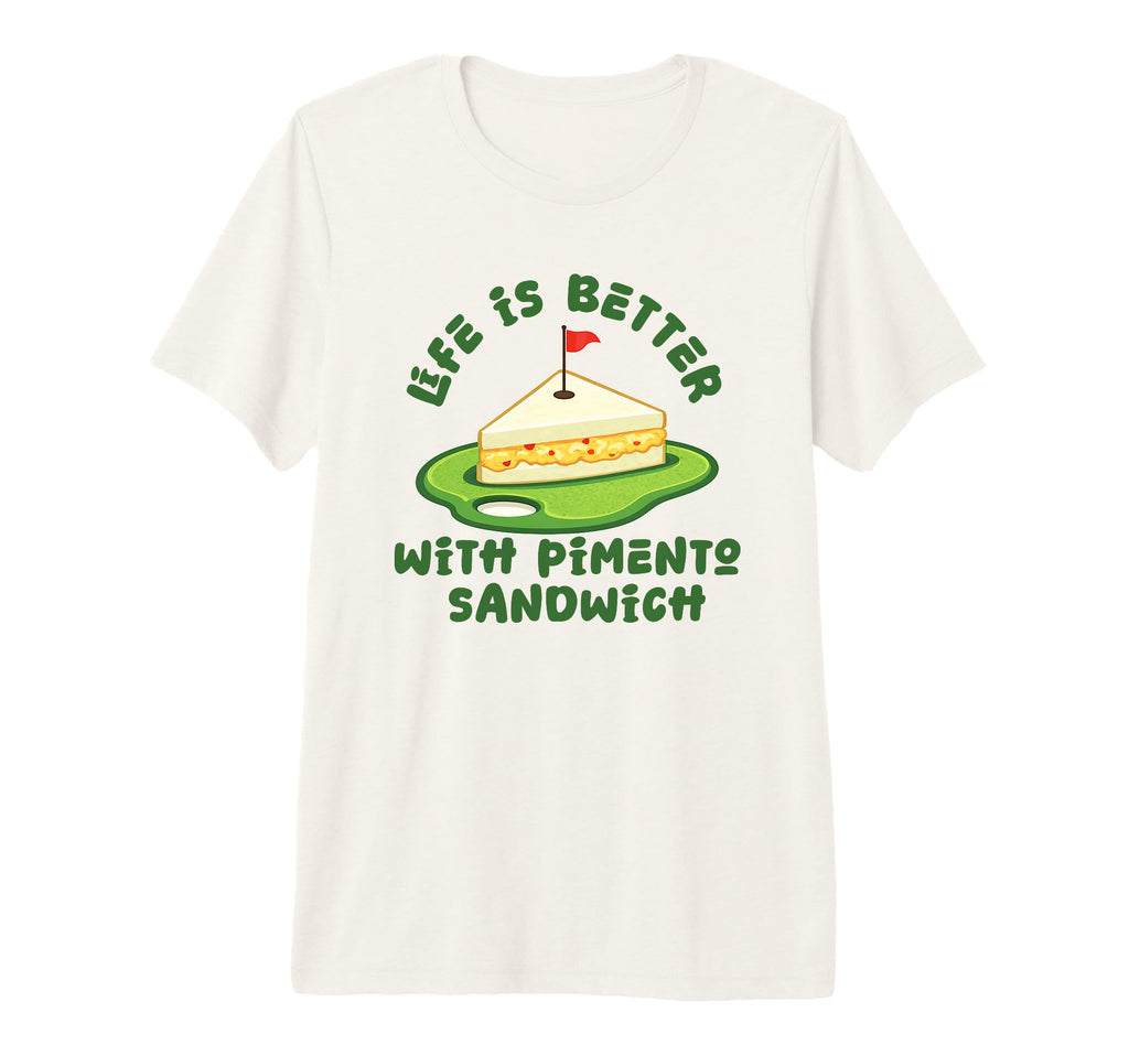 Pimento Cheese Sandwich Golf Dad Life T-Shirt - Novelty Apparel for Adults - T-Shirt, Sweatshirt, Hoodie