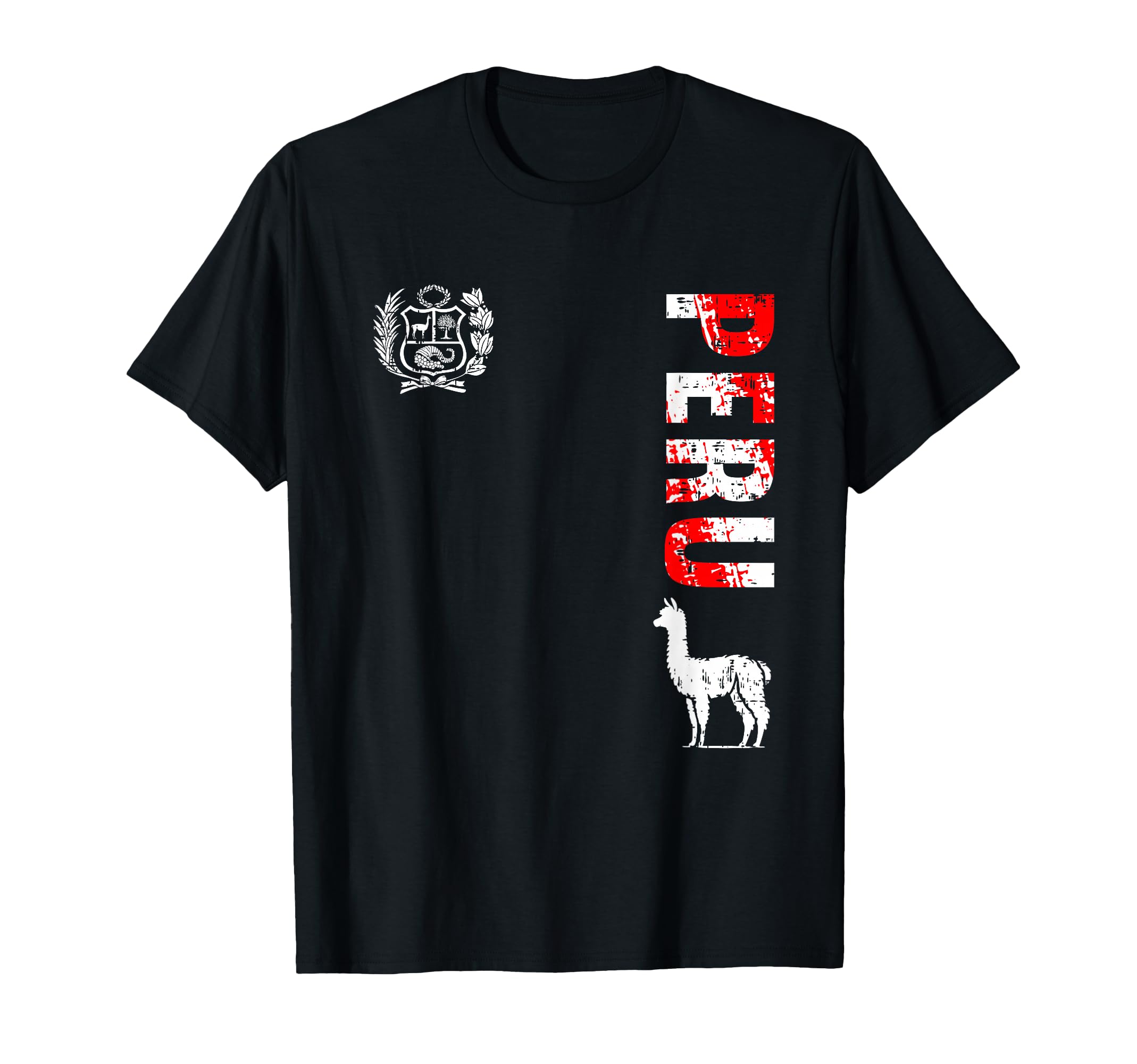 Peru Peruvian Llama And T-Shirt - Unique Graphic Men Women - T-Shirt, Sweatshirt, Hoodie