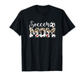 Soccer Mom Soccer Player Mama Leopard T-Shirt - Novelty Apparel Unisex - T-Shirt, Sweatshirt, Hoodie