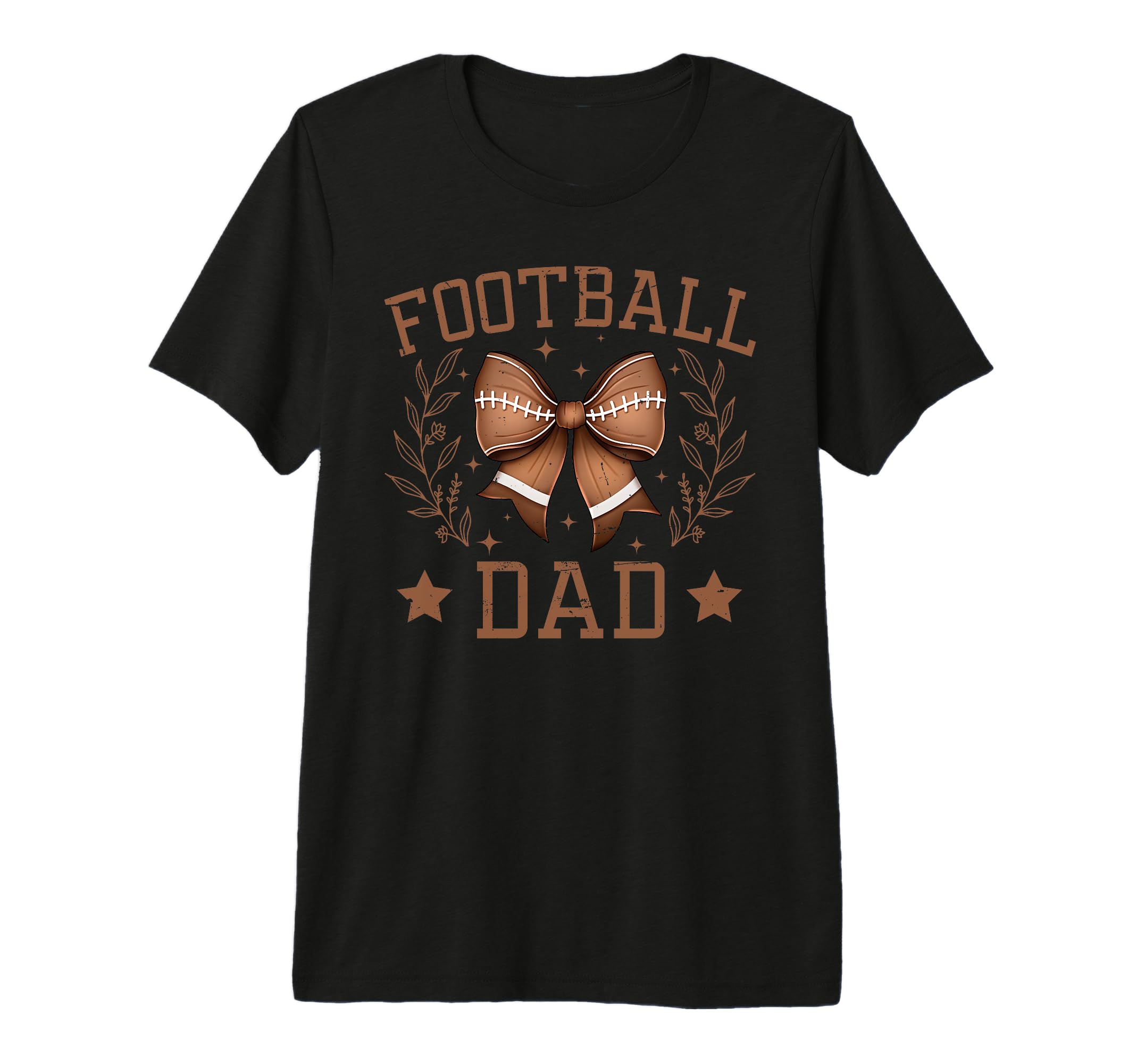 Coquette Bow American Football Dad T-Shirt - Novelty Apparel Unisex - T-Shirt, Sweatshirt, Hoodie