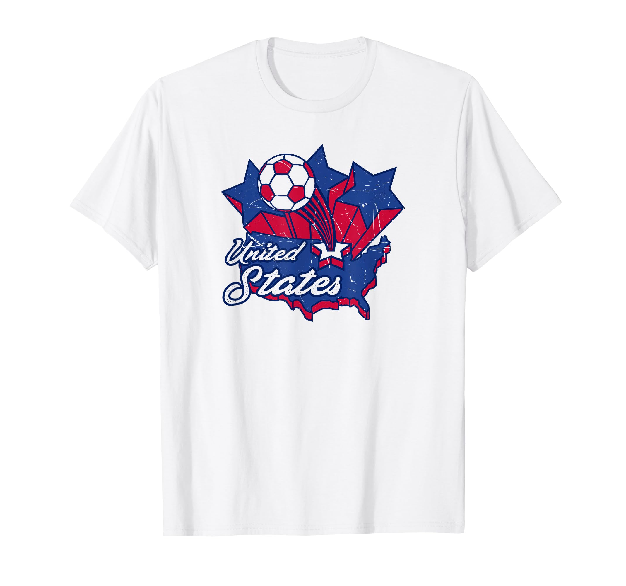 Usa Soccer Map T-Shirt - Trendy Graphic for Adults - T-Shirt, Sweatshirt, Hoodie