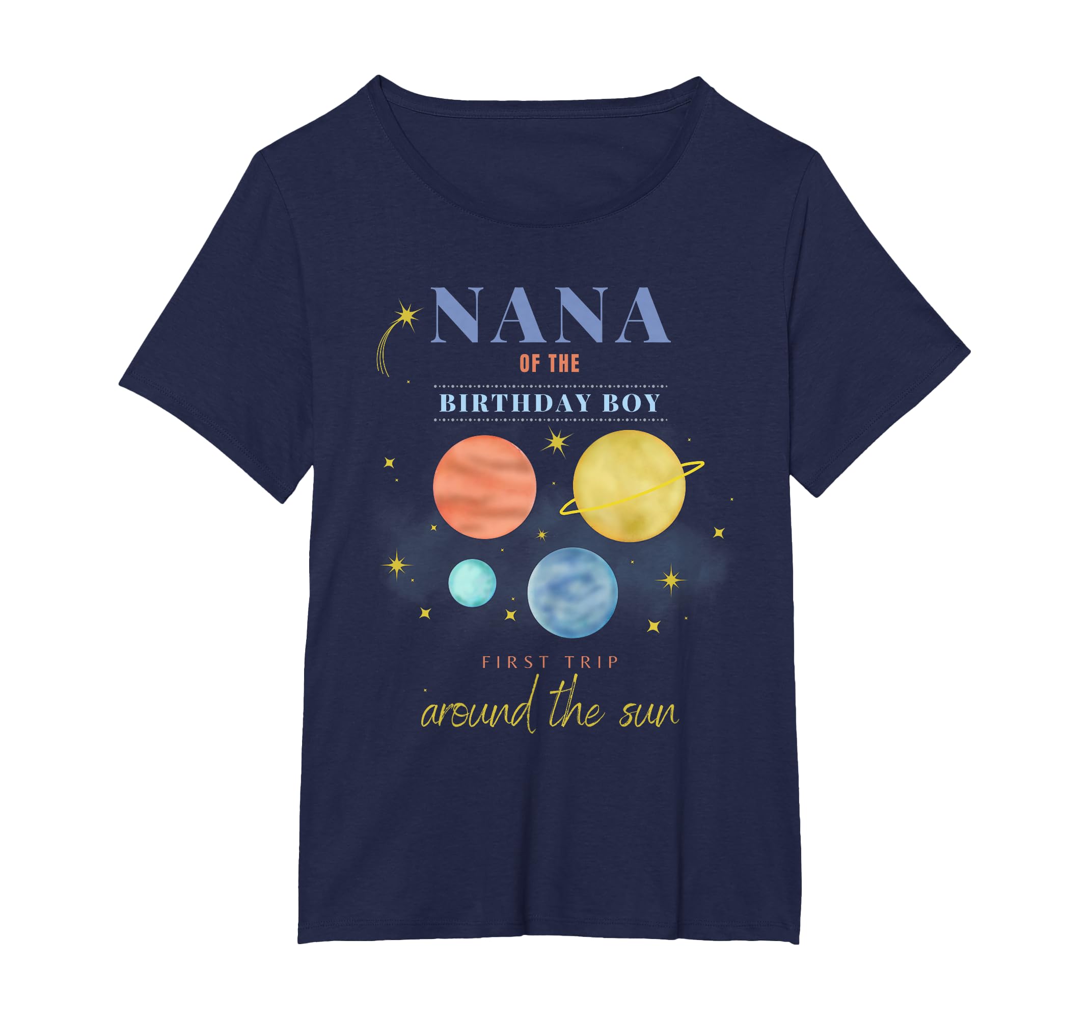 Nana 1St Birthday First Trip Around T-Shirt - Custom Art Print for Adults - T-Shirt, Sweatshirt, Hoodie