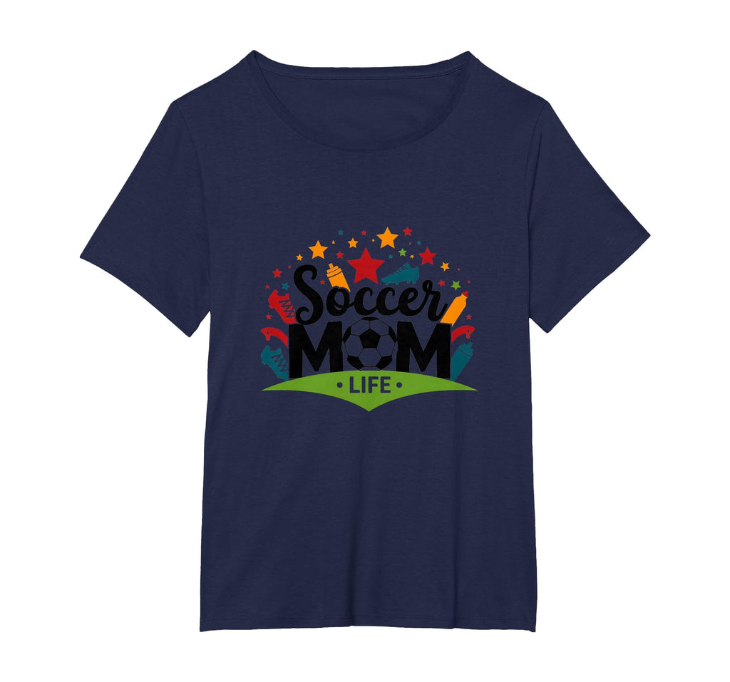 Soccer Mom Life Womens Sports Parent T-Shirt - Aesthetic Graphic Men Women - T-Shirt, Sweatshirt, Hoodie