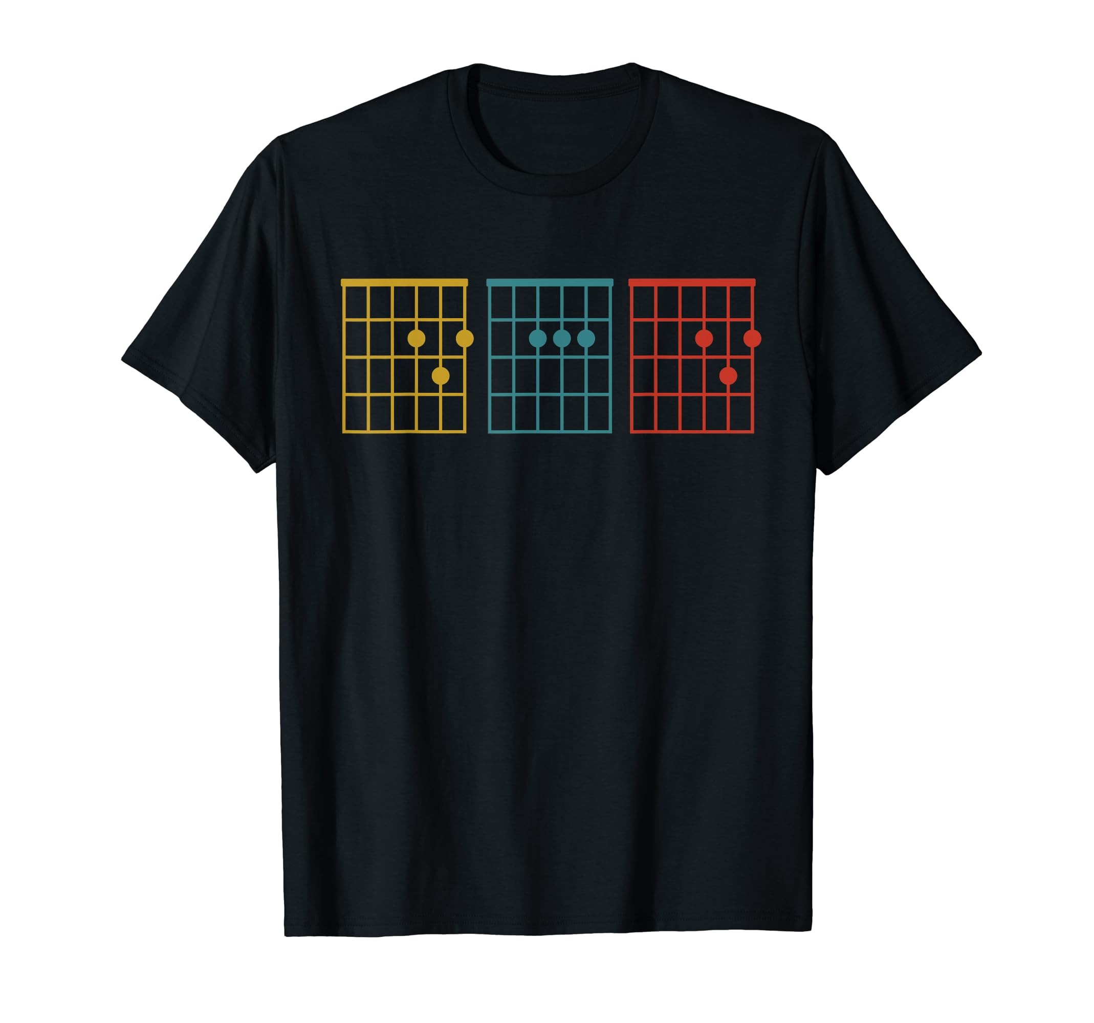 Guitar Chord Dad Fathers Day Musician T-Shirt - Trendy Graphic Men Women - T-Shirt, Sweatshirt, Hoodie