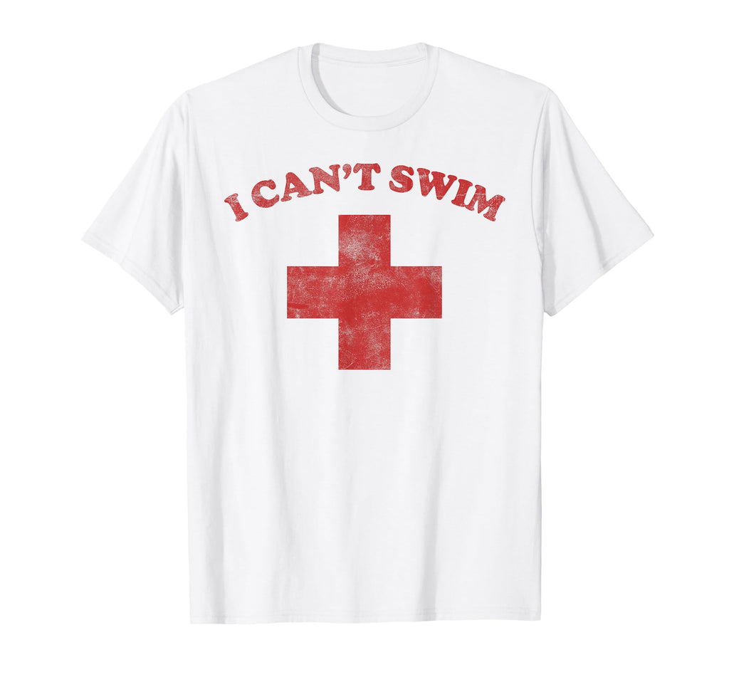 Summer Funny Pool Lifeguard I Cant Swim T-Shirt - Trendy Graphic for Adults - T-Shirt, Sweatshirt, Hoodie
