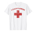 Summer Funny Pool Lifeguard I Cant Swim T-Shirt - Trendy Graphic for Adults - T-Shirt, Sweatshirt, Hoodie