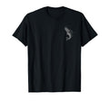 Camo Bass Fish Patriotic Fishing Front T-Shirt - Fun Novelty Design Unisex - T-Shirt, Sweatshirt, Hoodie