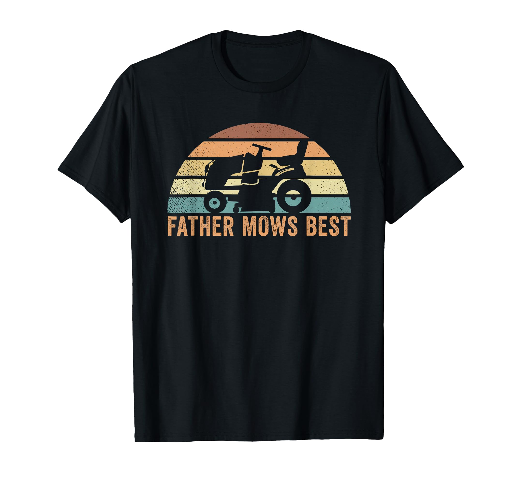 Father Mows Best Lawn Care Dad Mowing T-Shirt - Minimalist Print Men Women - T-Shirt, Sweatshirt, Hoodie