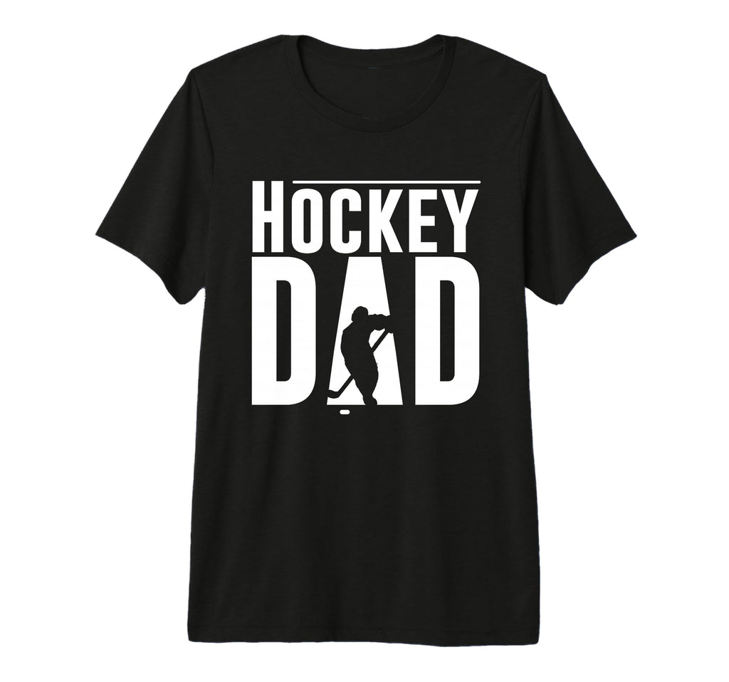 Mens Hockey Dad Tri Blend T-Shirt - Graphic Print Men Women - T-Shirt, Sweatshirt, Hoodie