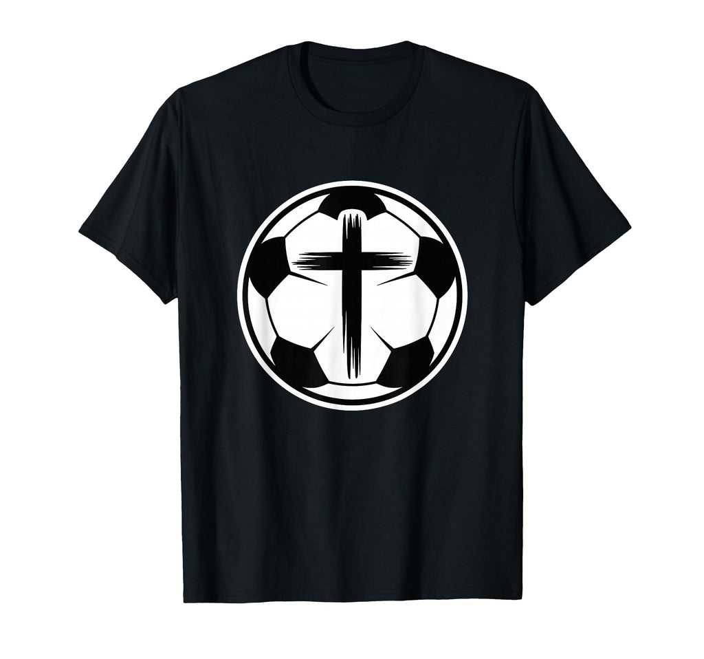 Christian Soccer Faith Sports Player T-Shirt - Trendy Graphic for Adults - T-Shirt, Sweatshirt, Hoodie