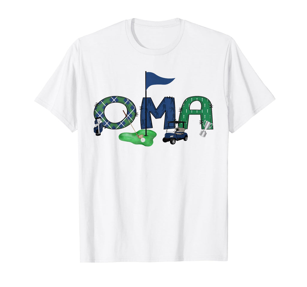 Oma Birthday Hole One Golf Sport Matching T-Shirt - Unique Graphic Unisex - T-Shirt, Sweatshirt, Hoodie