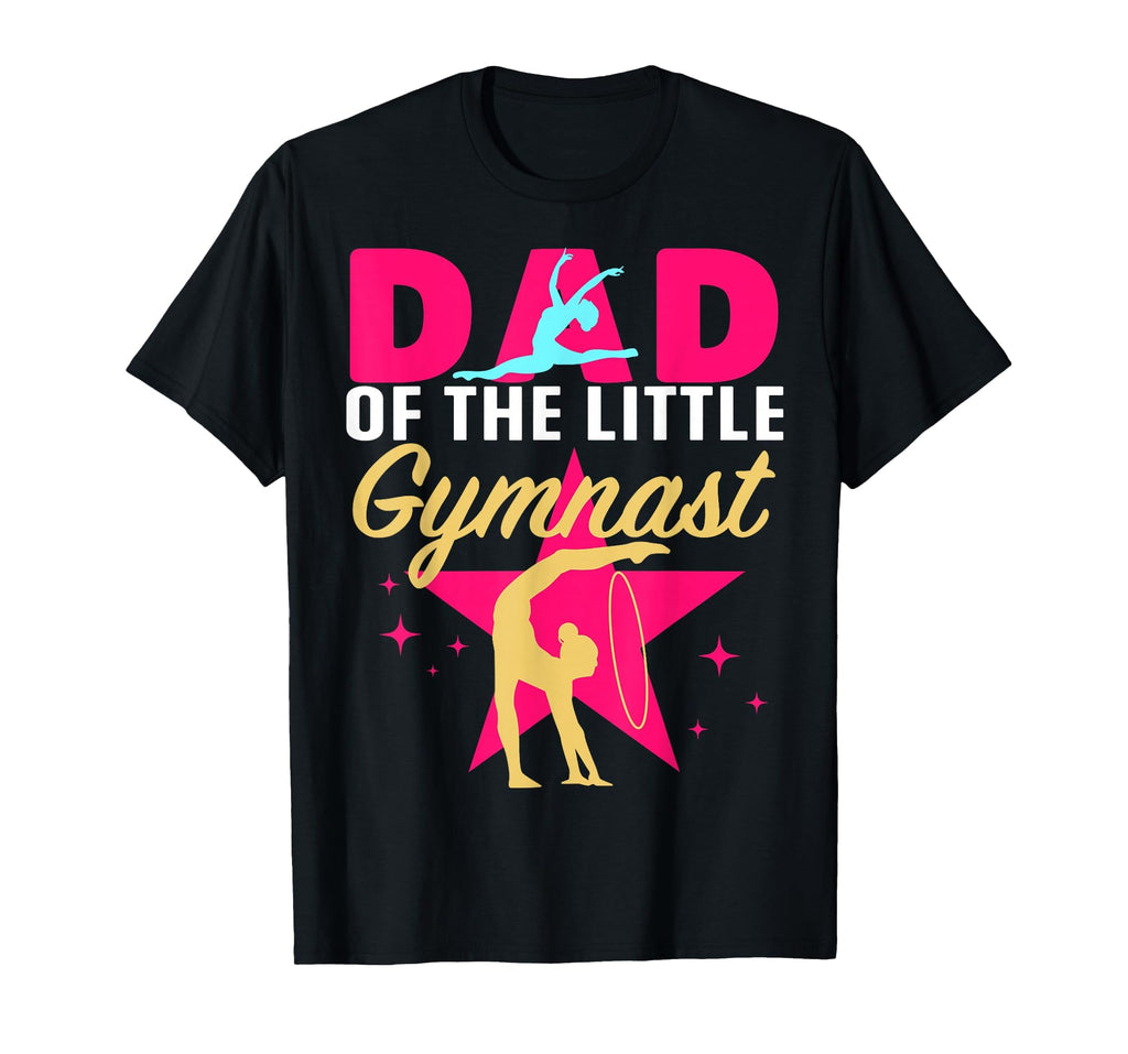 Dad Little Gymnast Birthday T-Shirt - Aesthetic Graphic Men Women - T-Shirt, Sweatshirt, Hoodie