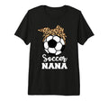Soccer Nana Funny Leopard Nana Tri T-Shirt - Minimalist Print for Adults - T-Shirt, Sweatshirt, Hoodie