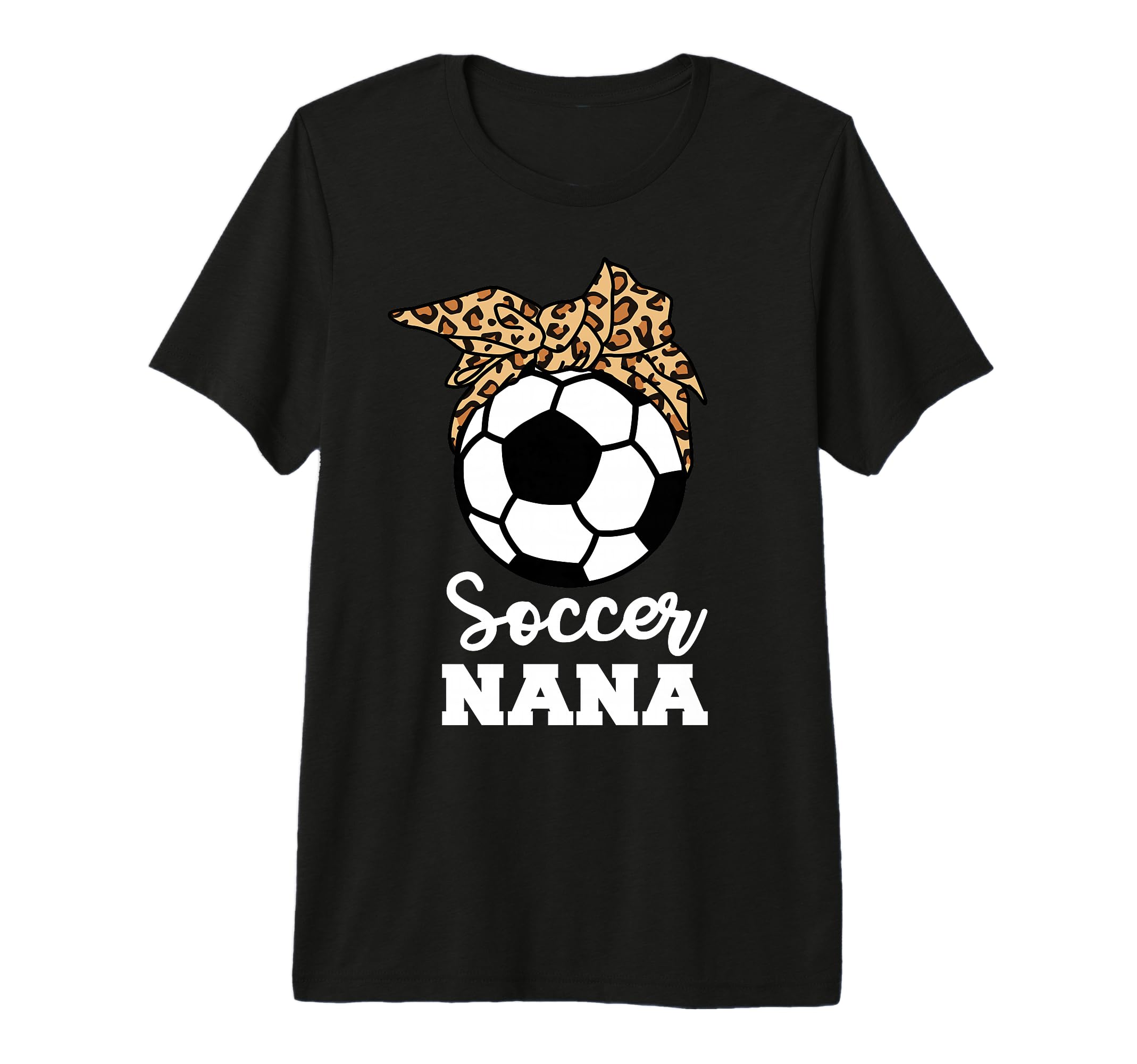 Soccer Nana Funny Leopard Nana Tri T-Shirt - Minimalist Print for Adults - T-Shirt, Sweatshirt, Hoodie