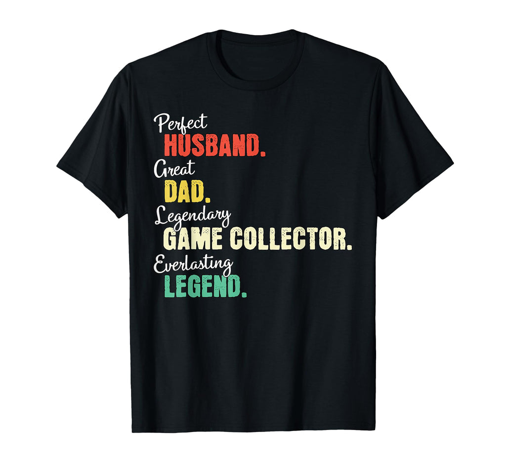 Dad Husband Game Collector T-Shirt - Graphic Print for Adults - T-Shirt, Sweatshirt, Hoodie