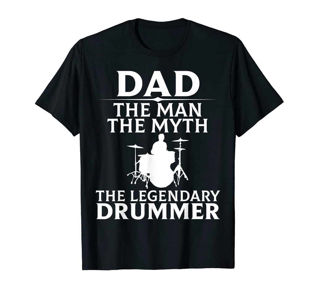 Mens Dad Legendary Drummer T-Shirt - Casual Everyday Wear for Adults - T-Shirt, Sweatshirt, Hoodie