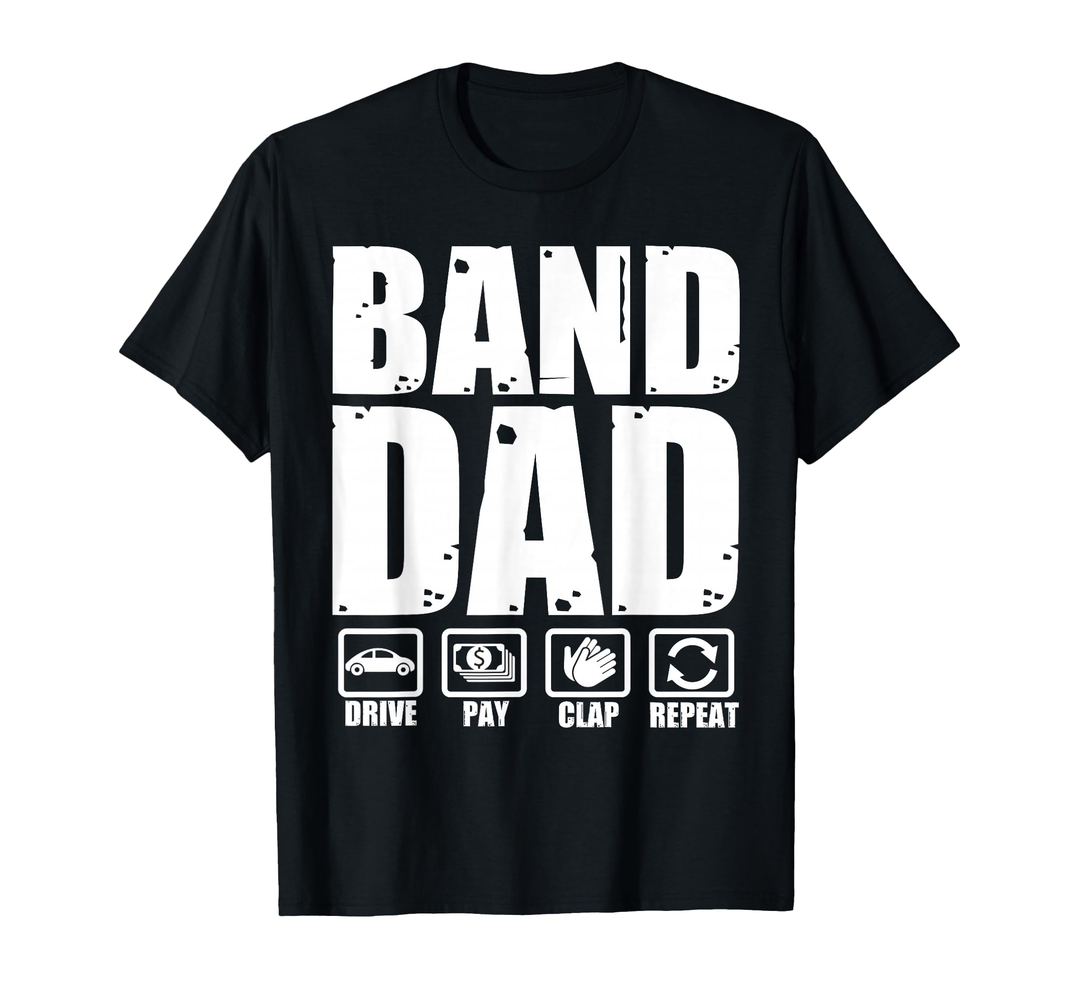 Funny Marching Band Dad Father Fathers Day T-Shirt - Trendy Graphic Unisex - T-Shirt, Sweatshirt, Hoodie