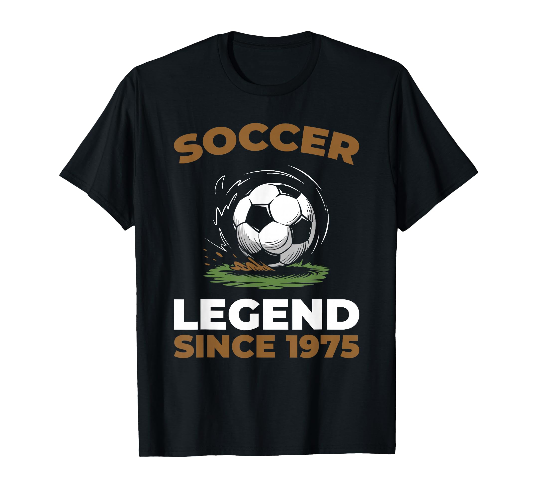 Born 1975 Sports Team Player Soccer T-Shirt - Minimalist Print for Adults - T-Shirt, Sweatshirt, Hoodie