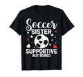 Soccer Sister Supportive But Bored T-Shirt - Minimalist Print Unisex - T-Shirt, Sweatshirt, Hoodie