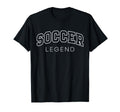 Soccer Legend Funny Athletic Lettering T-Shirt - Trendy Graphic Men Women - T-Shirt, Sweatshirt, Hoodie