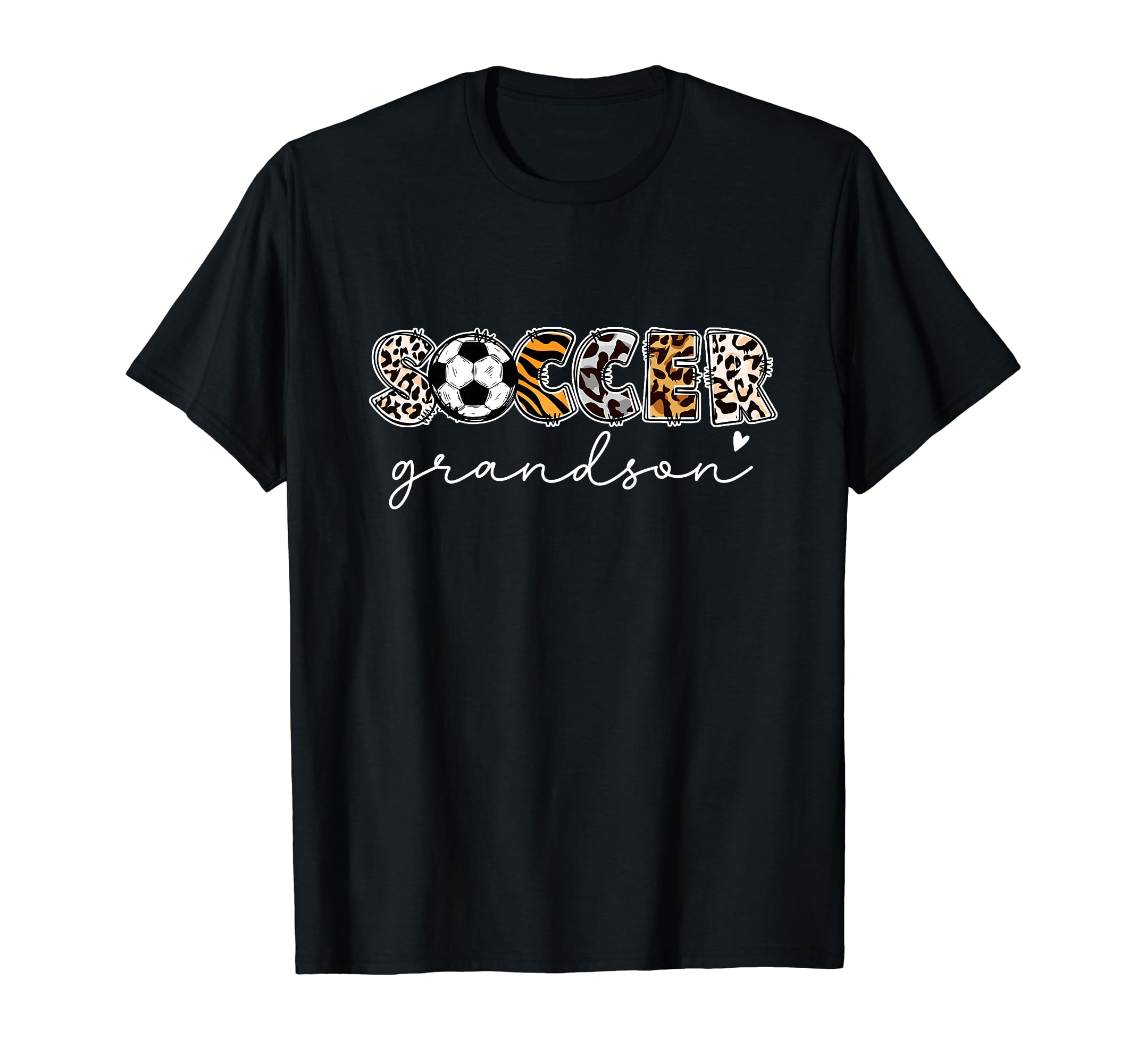 Soccer Grandson Leopard Funny Soccer T-Shirt - Streetwear Style Men Women - T-Shirt, Sweatshirt, Hoodie
