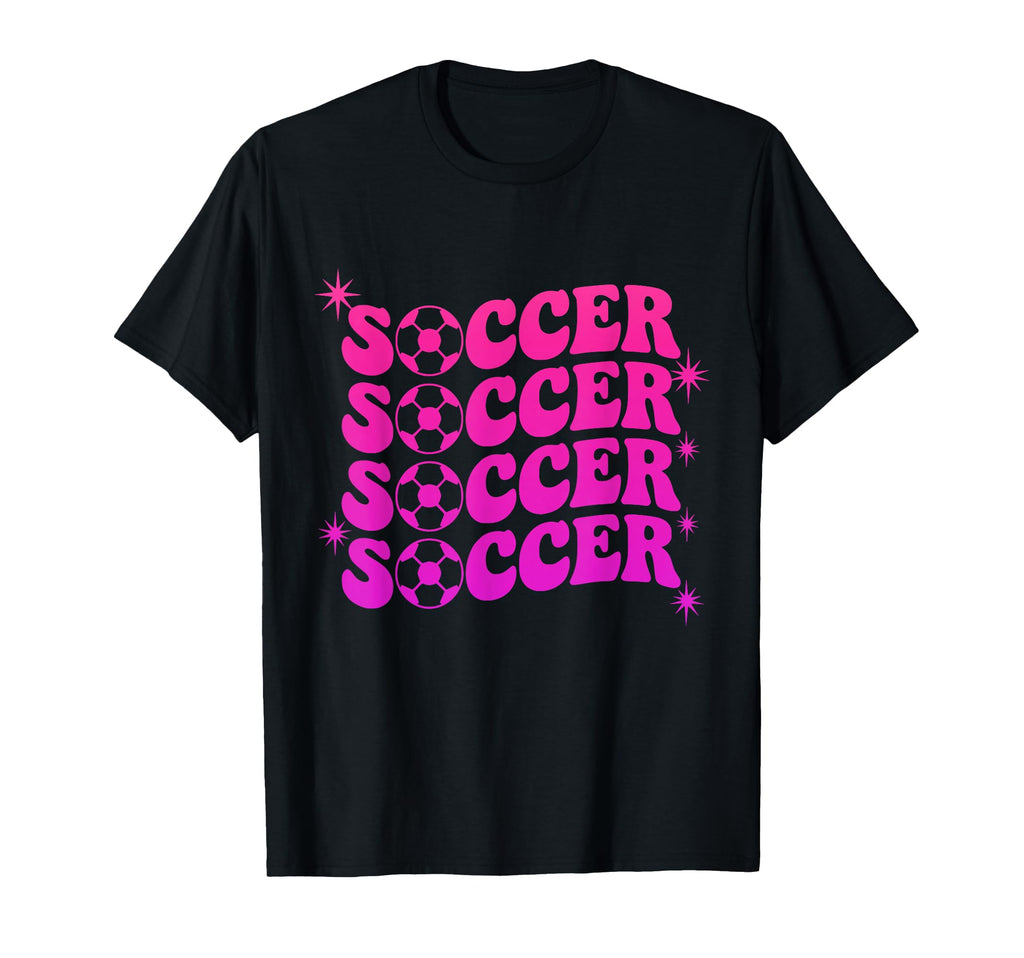 Soccer Coquette Bow Soccer Mom Sister T-Shirt - Novelty Apparel Unisex - T-Shirt, Sweatshirt, Hoodie