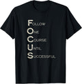 Focus Word Art Strong Women Men Achievers - Adult & Kids T-Shirts, Sweatshirts & Hoodies apparel design preview 1
