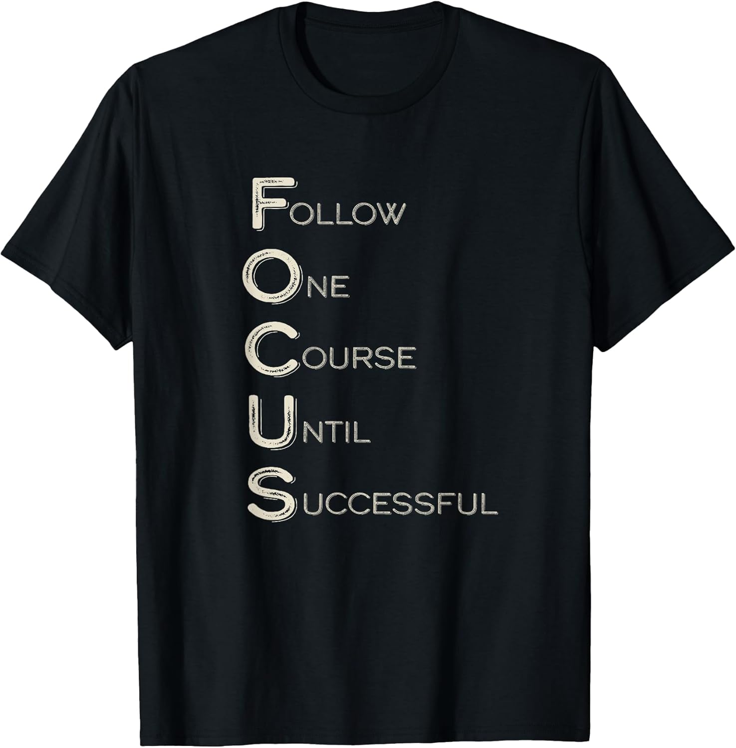 Focus Word Art Strong Women Men Achievers - Adult & Kids T-Shirts, Sweatshirts & Hoodies apparel design preview 1