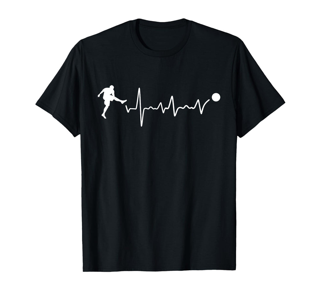 Soccer Heartbeat Coach Soccer Player T-Shirt - Custom Art Print Unisex - T-Shirt, Sweatshirt, Hoodie