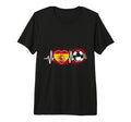 Spanish Football Heartbeat Spain Soccer T-Shirt - Custom Art Print Unisex - T-Shirt, Sweatshirt, Hoodie