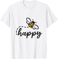 Be Happy Kind Bee Inspirational, Motivational Small - Adult & Kids T-Shirts, Sweatshirts & Hoodies apparel design preview 1