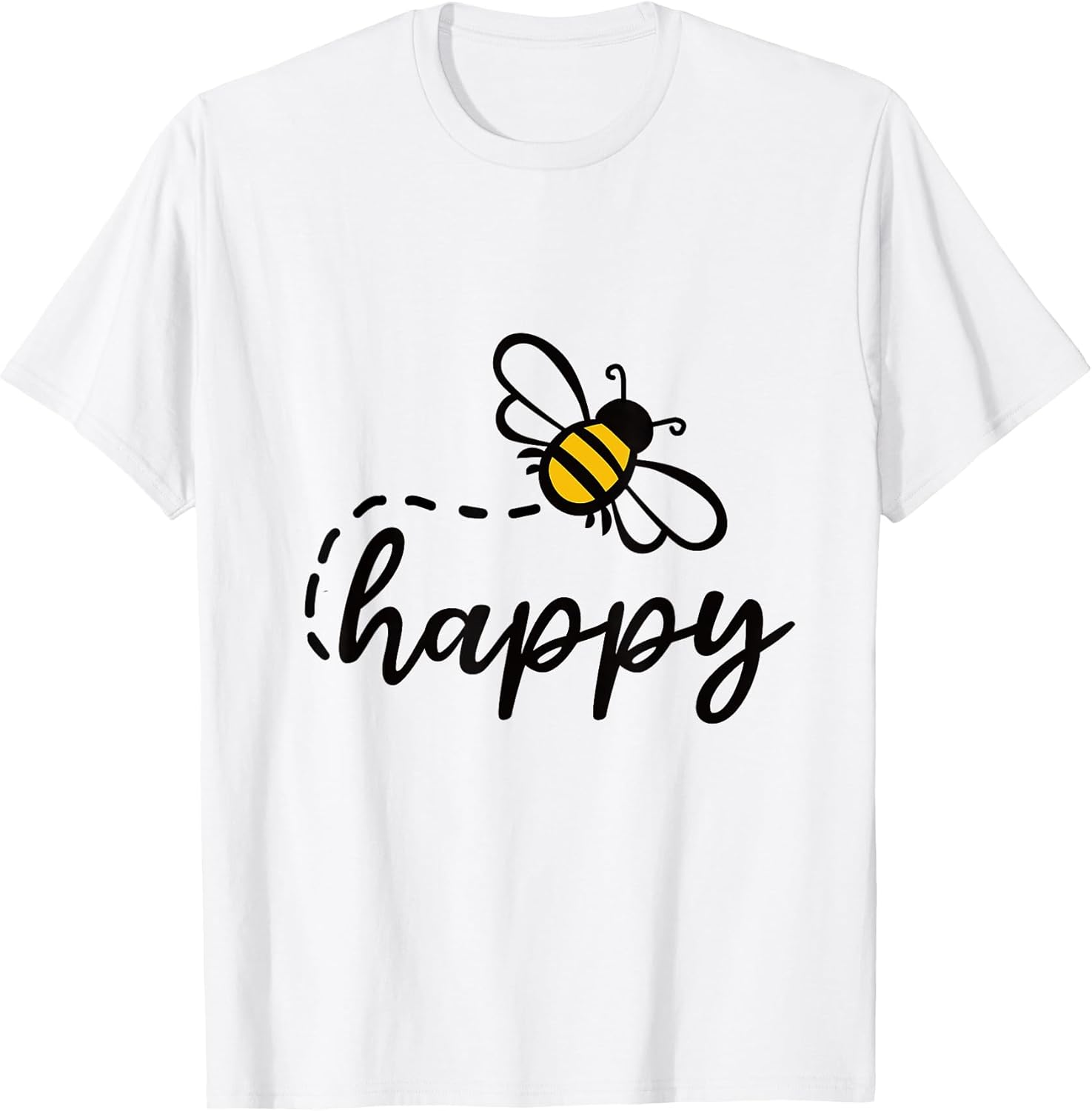 Be Happy Kind Bee Inspirational, Motivational Small - Adult & Kids T-Shirts, Sweatshirts & Hoodies apparel design preview 1