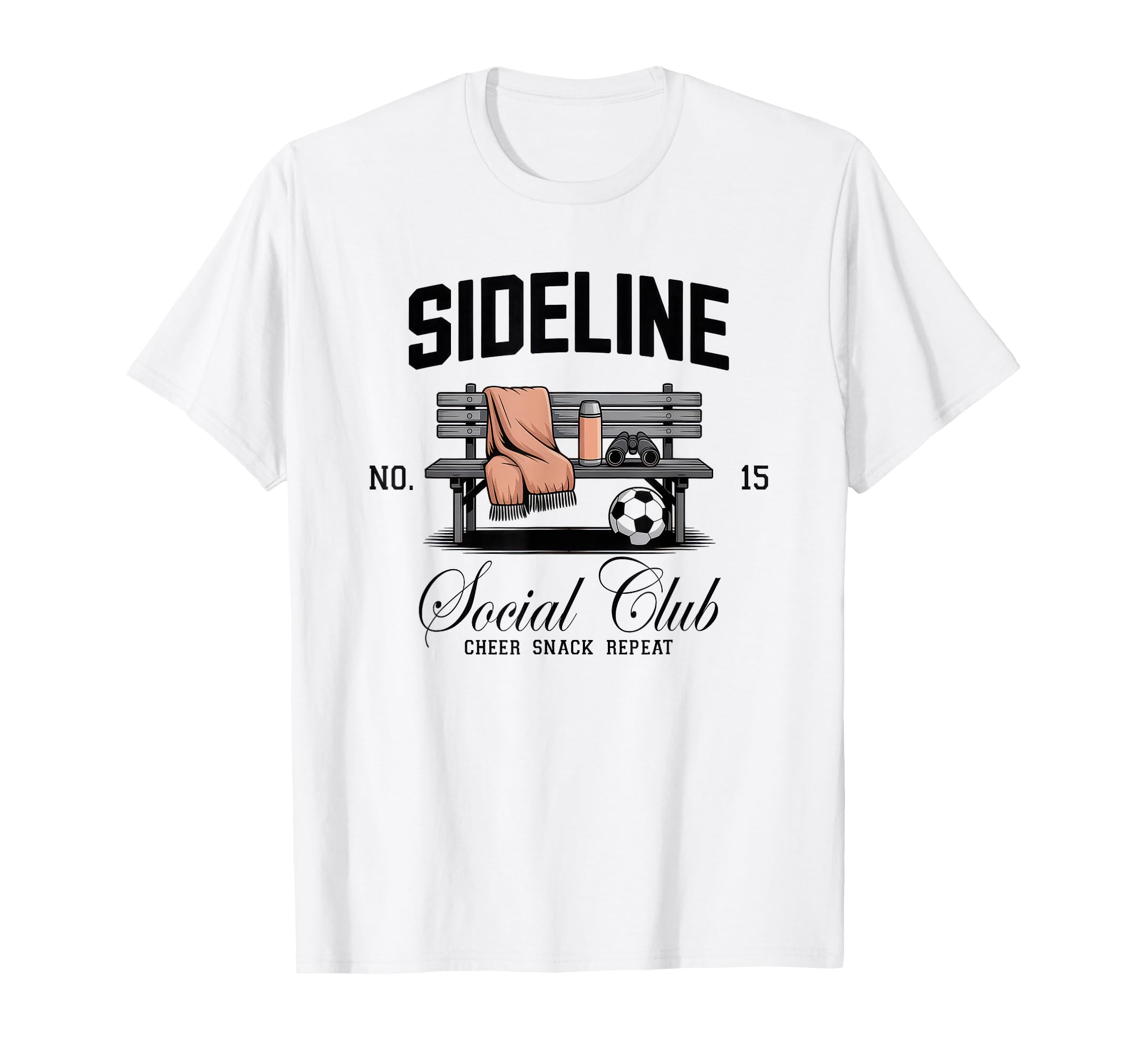 Sideline Social Club Soccer Mom Game T-Shirt - Fun Novelty Design Unisex - T-Shirt, Sweatshirt, Hoodie