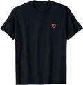 Pixel Art Heart Design - Adult & Kids T-Shirts, Sweatshirts & Hoodies apparel design preview 1