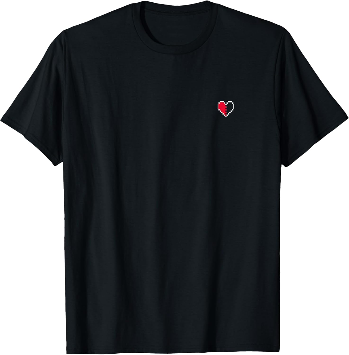 Pixel Art Heart Design - Adult & Kids T-Shirts, Sweatshirts & Hoodies apparel design preview 1