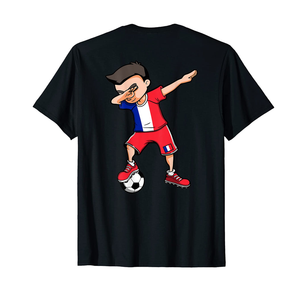 Dabbing Soccer France Jersey French T-Shirt - Unique Graphic Men Women - T-Shirt, Sweatshirt, Hoodie