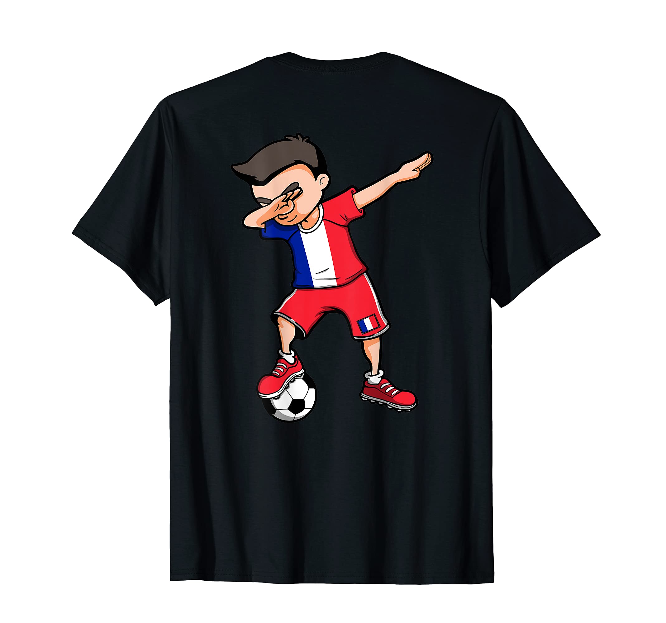 Dabbing Soccer France Jersey French T-Shirt - Unique Graphic Men Women - T-Shirt, Sweatshirt, Hoodie