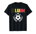 Belgium Soccer Fans Jersey Belgian Flag T-Shirt - Streetwear Style Unisex - T-Shirt, Sweatshirt, Hoodie