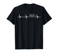Cycling Heartbeat Bicycle Love Biking T-Shirt - Fun Novelty Design Unisex - T-Shirt, Sweatshirt, Hoodie