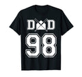 Number 98 Players Biggest Fan Baseball T-Shirt - Custom Art Print Unisex - T-Shirt, Sweatshirt, Hoodie