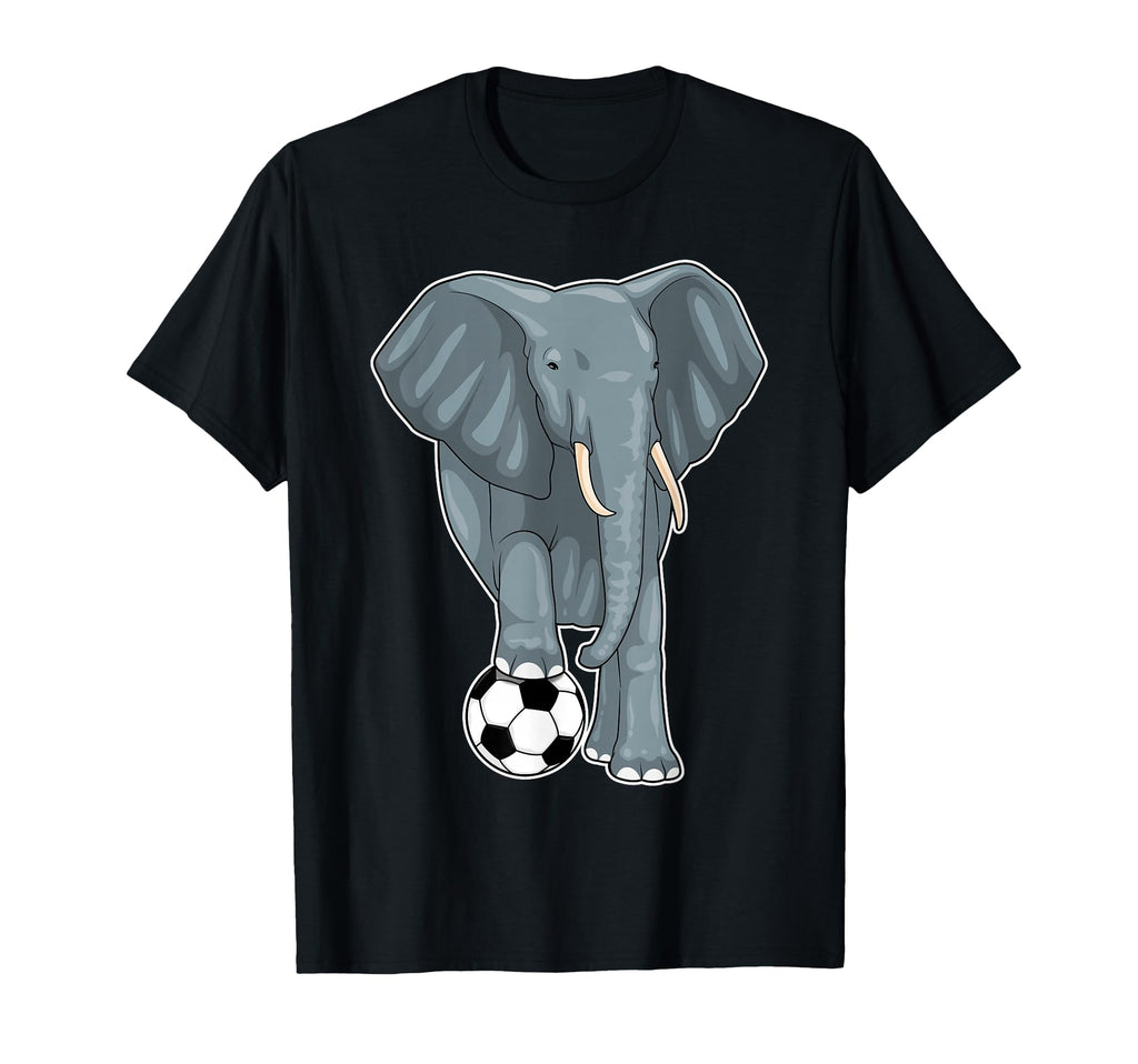 Elephant Soccer Player Soccer Sports T-Shirt - Novelty Apparel Men Women - T-Shirt, Sweatshirt, Hoodie