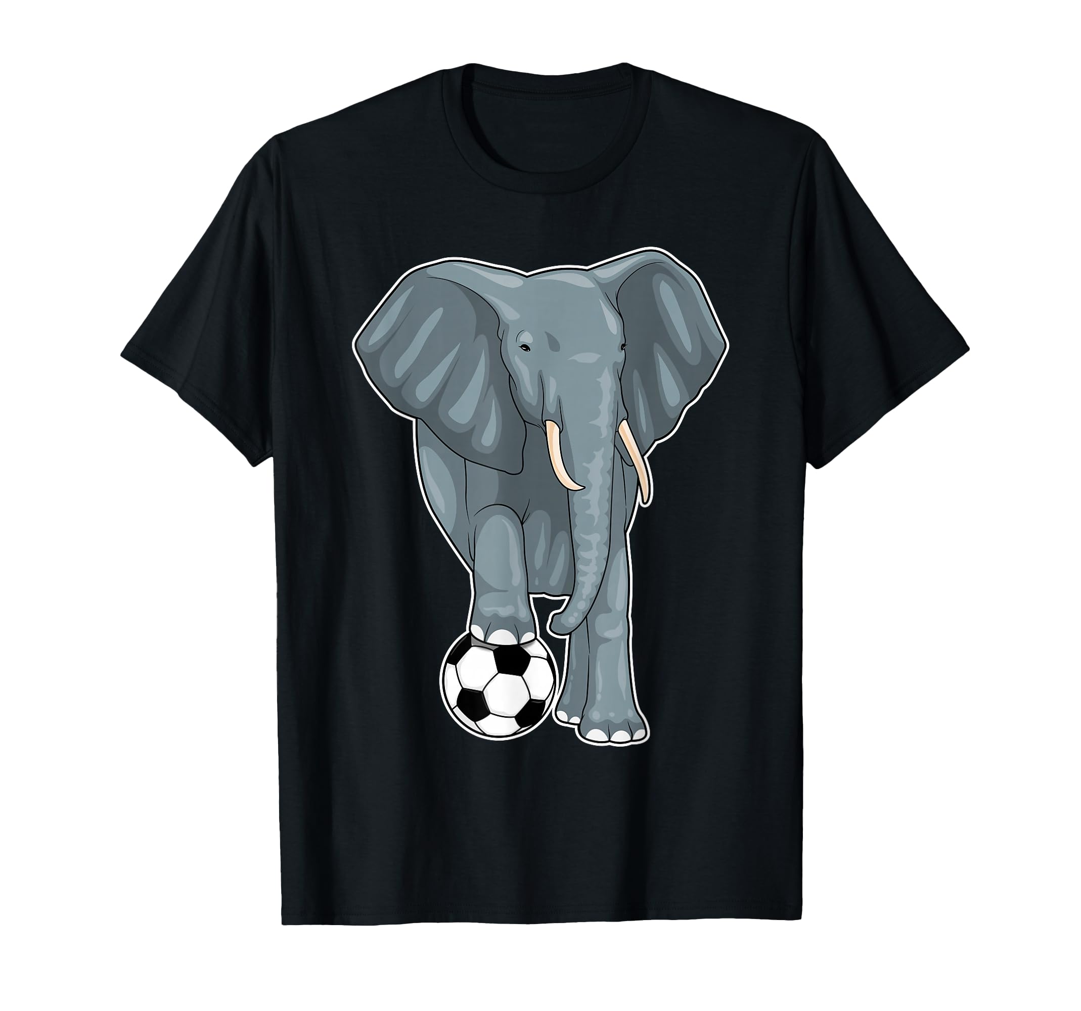 Elephant Soccer Player Soccer Sports T-Shirt - Novelty Apparel Men Women - T-Shirt, Sweatshirt, Hoodie