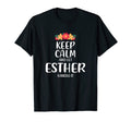 Esther Keep Calm Personalized Name T-Shirt - Fun Novelty Design for Adults - T-Shirt, Sweatshirt, Hoodie