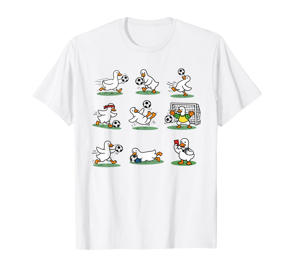 Soccer Player Game Day Vibes Silly Goose T-Shirt - Minimalist Print Unisex - T-Shirt, Sweatshirt, Hoodie