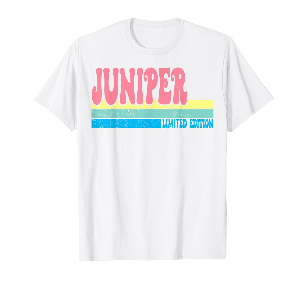 Juniper Name Personalized Groovy T-Shirt - Unique Graphic for Adults - T-Shirt, Sweatshirt, Hoodie